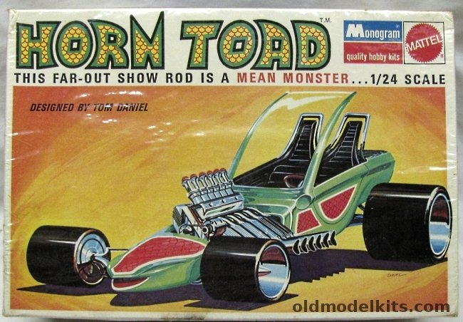 Monogram 1/24 Horn Toad Show Rod By Tom Daniel, 5987 plastic model kit